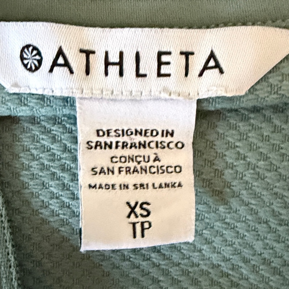 NWT Athleta Whistler Half Zip - Picture 4 of 6